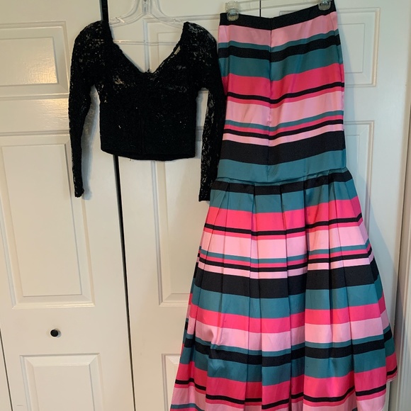 Golden Asp Prom Dress size 4, waist altered to a 2 - Picture 1 of 2